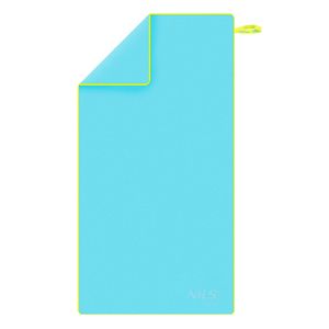 Nar11 plavo-zeleni ručnik od mikrofibre 140x70 cm nils aqua