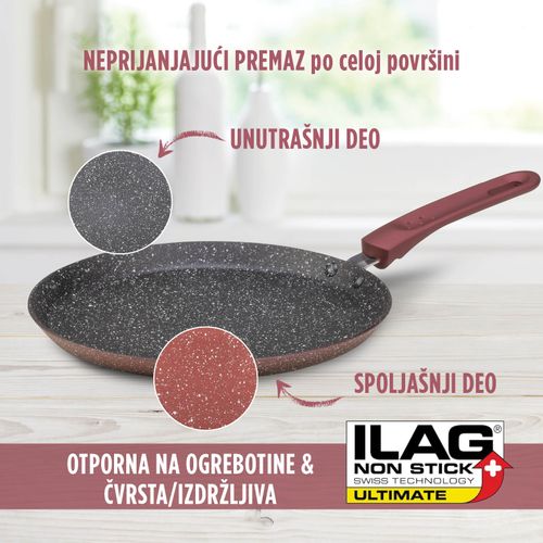 Tiganj za palačinke Rosmarino Lava Stone Grape - 25 slika 7