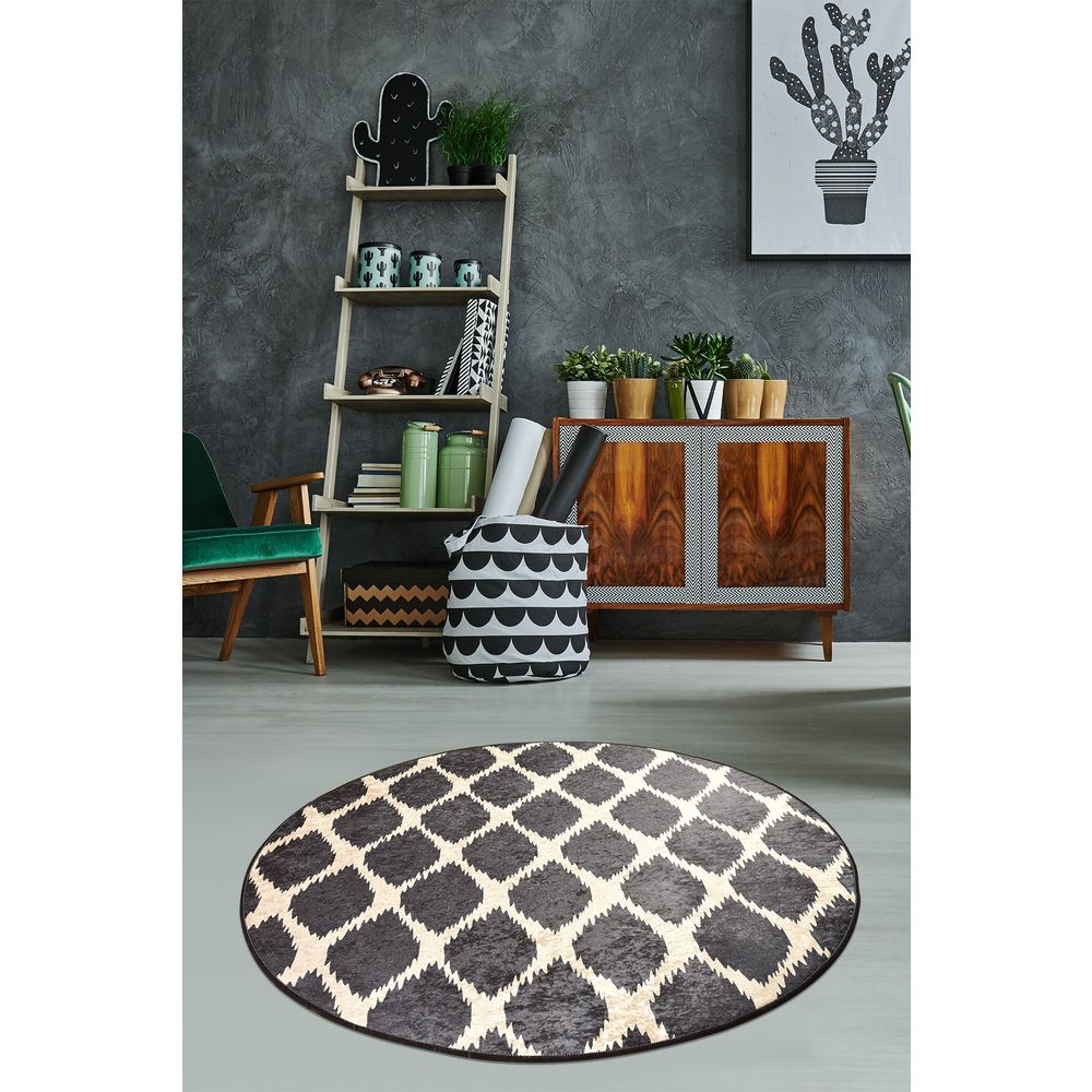 Šareni Tepih 'Shadow' Multicolor (Prečnik 100 cm) slika 1