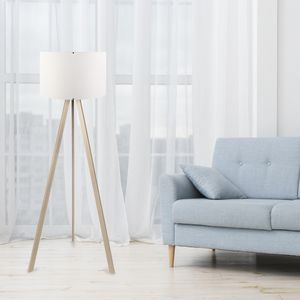Elegantna podna lampa AYD-1523 u boji bijelog hrasta