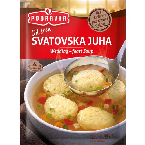 Podravka svatovska juha vrećica 58 g slika 1