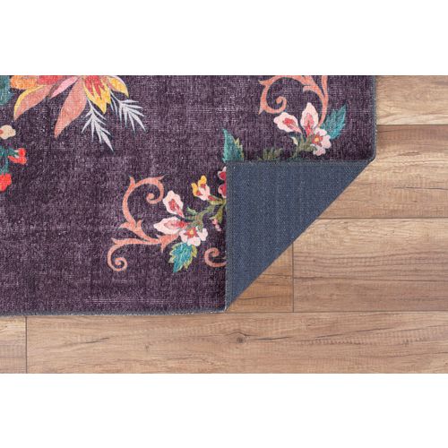 Soul Chenille - Black AL 305  Multicolor Hall Carpet (75 x 150) slika 4