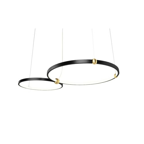 TOOLIGHT Led svjetiljka Black Ring + daljinski upravljač APP763-30-50 slika 8