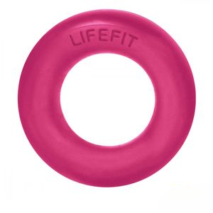 Lifefit Guma za jačanje prstiju i šake Rubber Ring, Pink