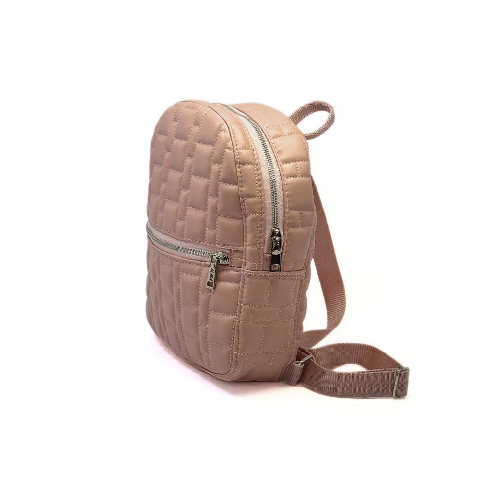 ILEA Ženski ruksak Topstitch, Puder rozi slika 2