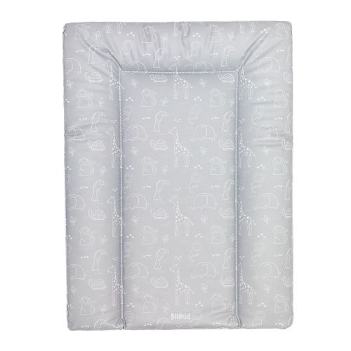 Fillikid podloga za prematanje luxe soft 53x70x4 cm soft, Safary grey slika 4