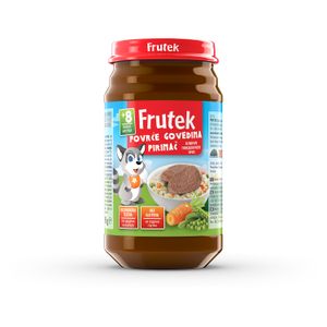 Frutek kaša povrće govedina riža 190g