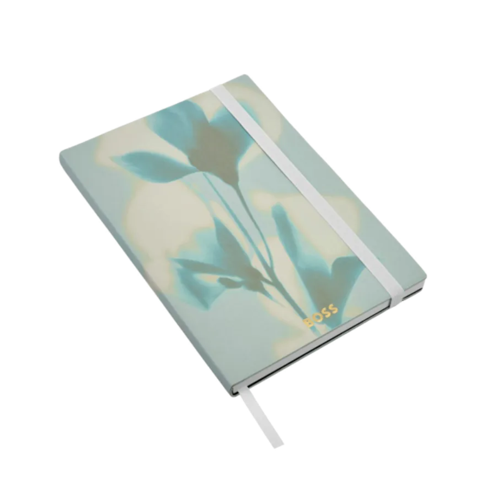 Hugo Boss notes A5 Holographic Flower HNH623TL, svijetlo zeleni slika 2