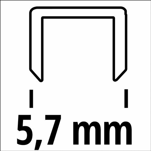 EINHELL Set spajalica za klamericu, tip E (19x5,7 mm), 3000/1, za TE-CN 18 Li slika 3