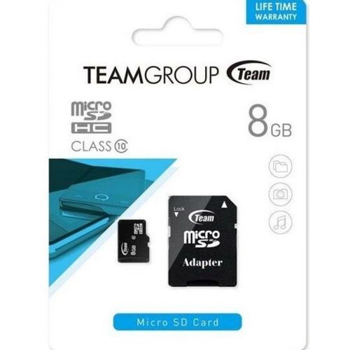 TeamGroup MICRO SDHC 8GB CLASS 10+SD Adapter TUSDH8GCL1003 slika 1