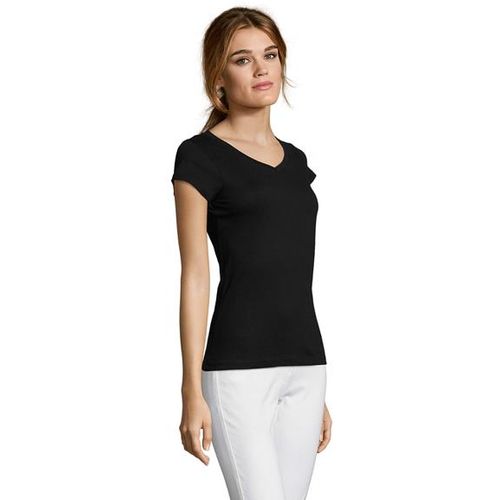 MOON ženska majica sa kratkim rukavima - Crna, L  slika 3