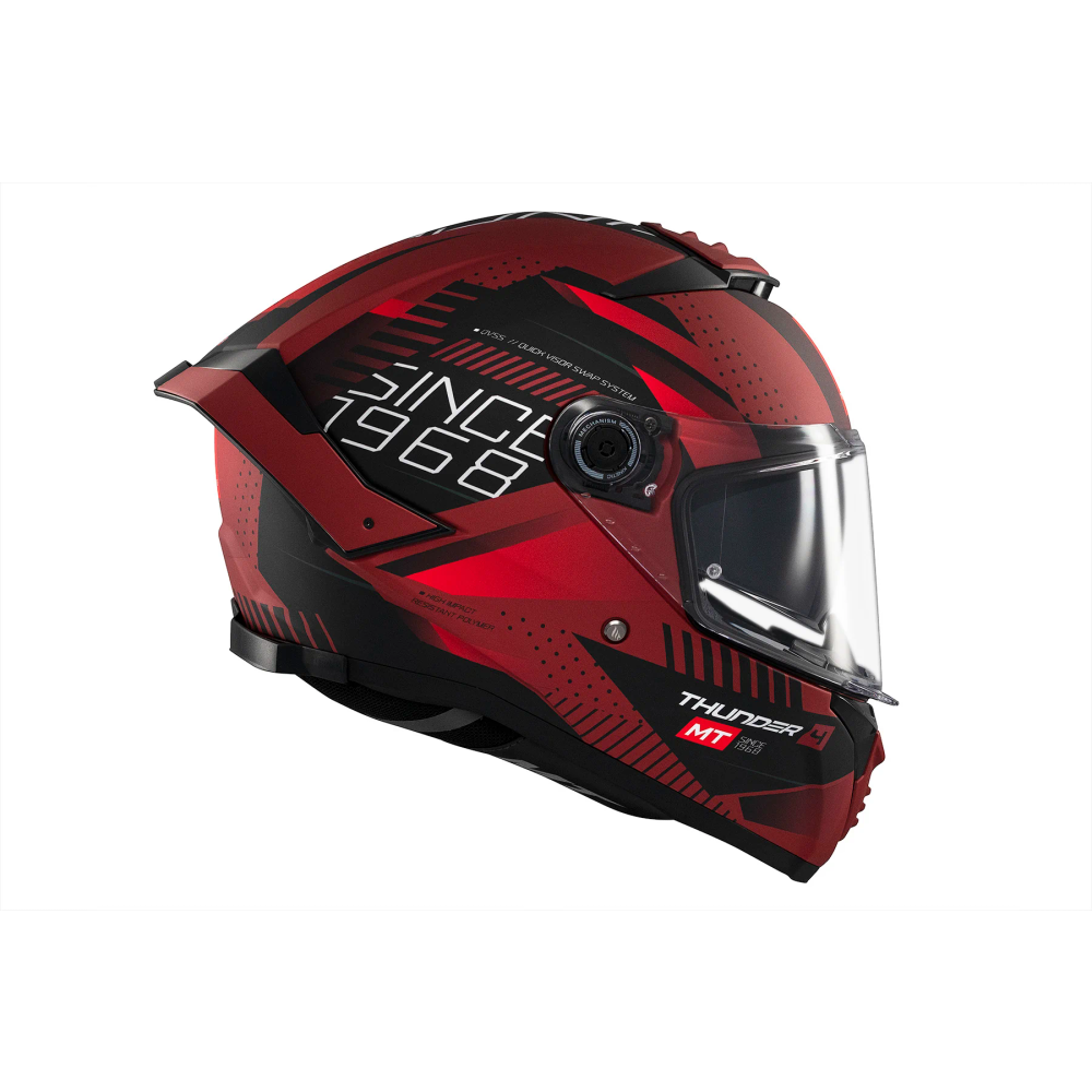MT Helmets vizir za moto kacigu Thunder 4 SV Luminence D5 Matt slika 4