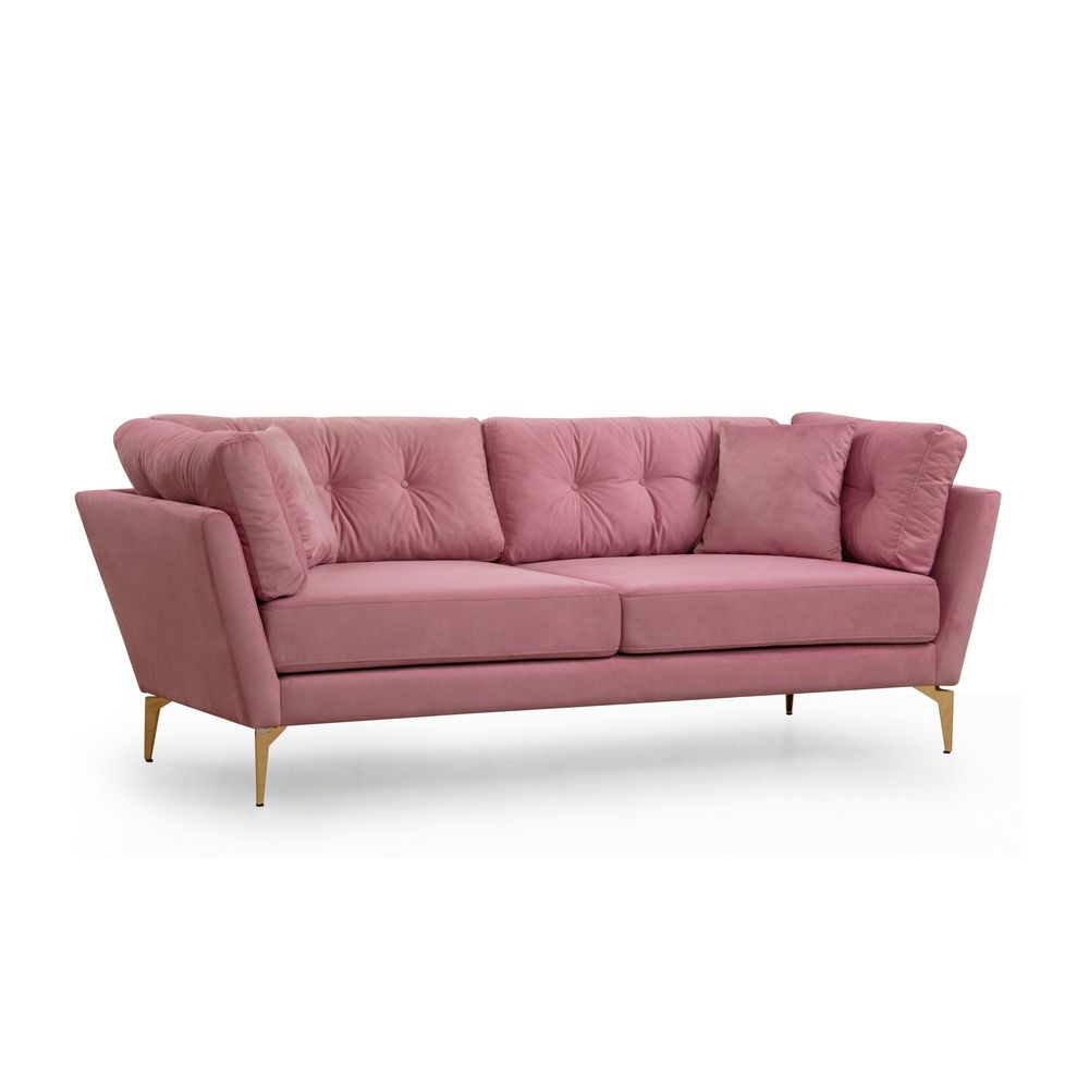 Mapa - Sofas za tri osobe u boji Rose Dusty Rose slika 4