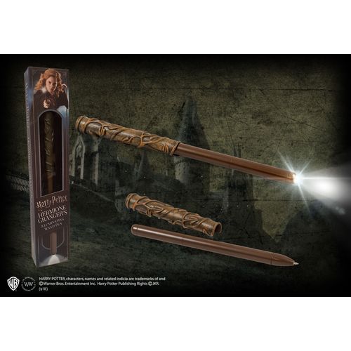 NOBLE COLLECTION - HARRY POTTER - WANDS - HERMIONE ILLUMINATING WAND PEN slika 1