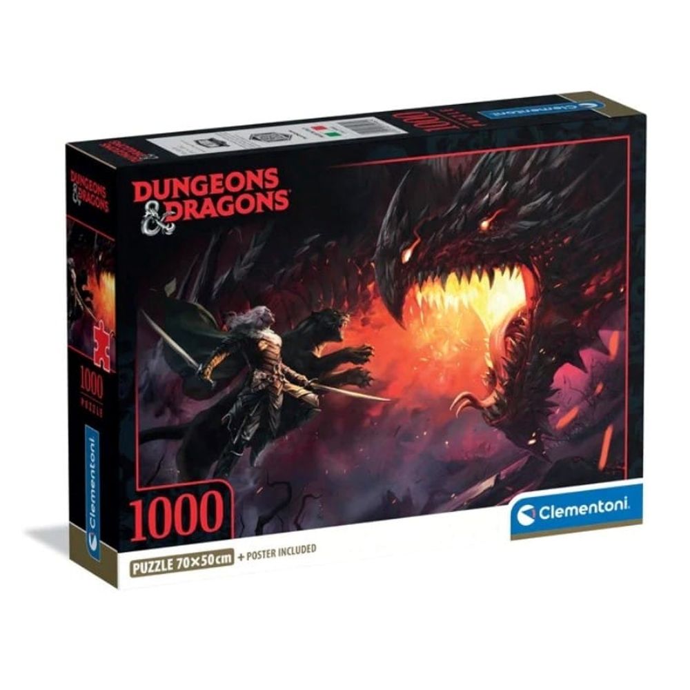 Clementoni CL39960 Puzzle Tamnice i Zmajevi, 1000kom slika 1