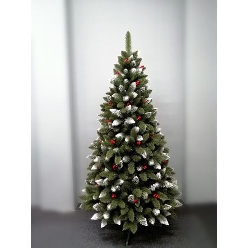 Umjetno božićno drvce – IZA s crvenim perlama – 120cm slika 3