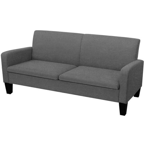 2-dijelni set sofa od tkanina tamnosivi slika 10