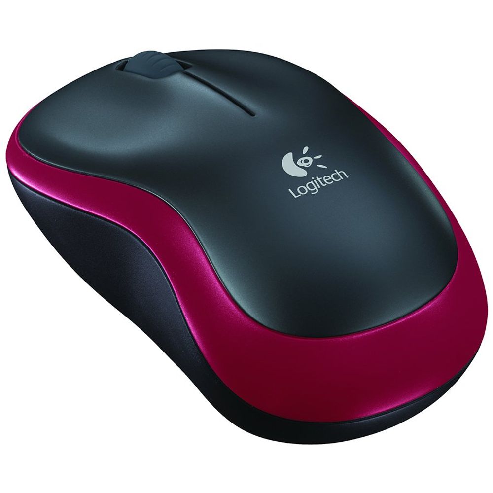 LOGITECH M185 Bežični Miš - Crveni - EWR2 slika 1