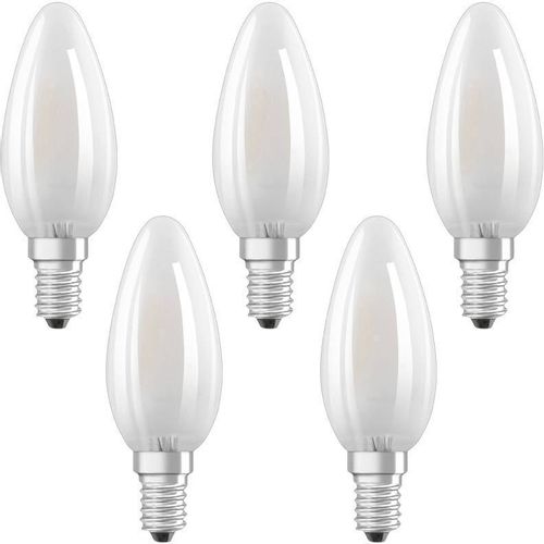 OSRAM 4058075090682 LED Energetska učinkovitost 2021 E (A - G) E14 oblik svijeće 4 W = 40 W toplo bijela (Ø x D) 35 mm x 100 mm filament 5 St. slika 4