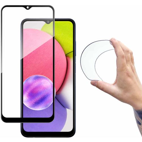 Wozinsky Full Cover Flexi Nano Glass Hybrid Screen Protector s okvirom za Samsung Galaxy A03s slika 1