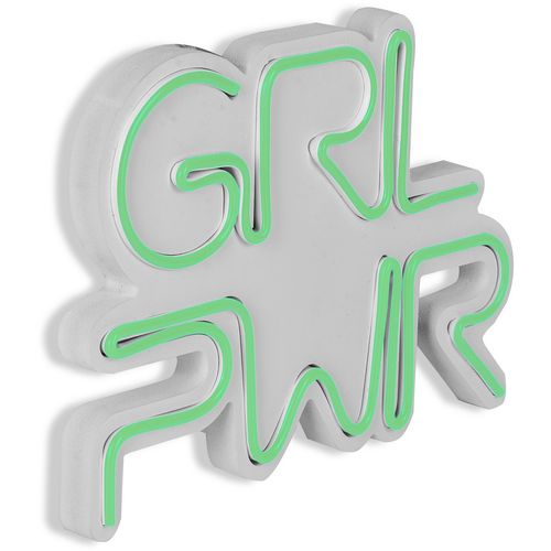 Wallity Ukrasna plastična LED rasvjeta, Girl Power - Green slika 7