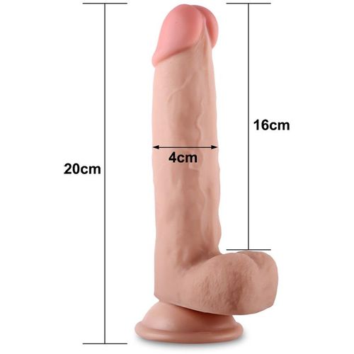 Lovetoy Sliding Skin dildo 20cm slika 17