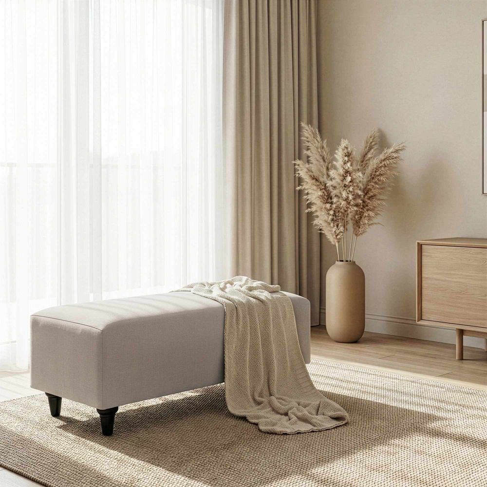Pouffe Flavia - Bež slika 1