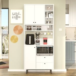 RE6-W White Multi Purpose Cabinet