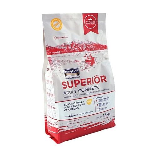 Fish4Dogs Superior Salmon, Regular kibble -  srednje granule, losos 12 kg slika 1