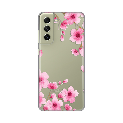 Torbica Silikonska Print Skin za Samsung G990 Galaxy S21 FE Rose Flowers slika 1