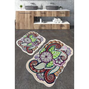 Set Kupatilskih Prostirki Forme Multicolor (2 Komada)