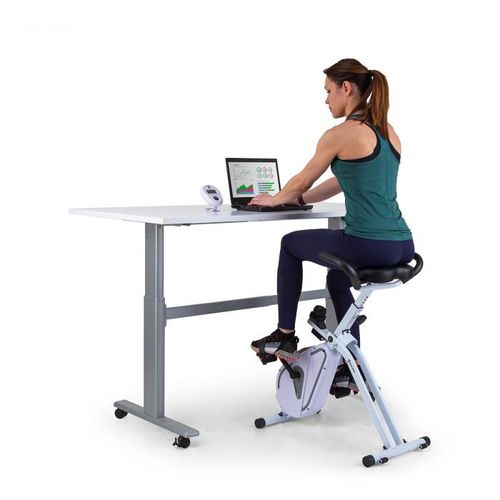 Capital Sports Azura Desk Bike sobni bicikl, Bijela slika 1