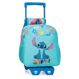Stitch Ranac 25 cm dječiji sa kolicima Aloha 49520T2, plavi