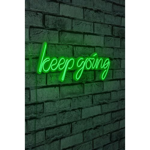 Wallity Ukrasna plastična LED rasvjeta, Keep Going - Green slika 1