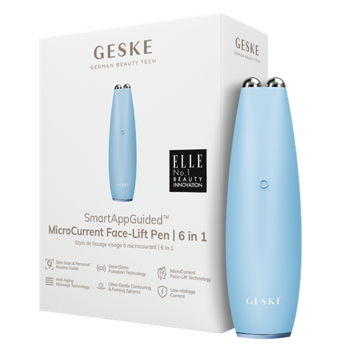 MicroCurrent Face-Lift Pen GESKE| 6 in 1 , aquamarine slika 1