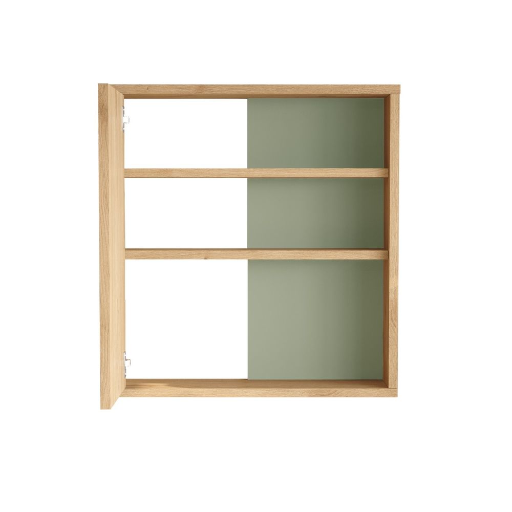 Ormarić za Kupatilo NA1-SY Oak Green sa Ogledalom slika 5