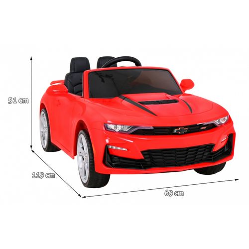 Licencirani auto na akumulator Chevrolet CAMARO 2SS - crveni slika 2