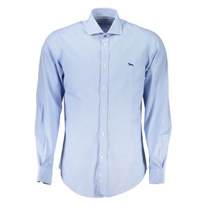 HARMONT &amp; BLAINE MEN'S BLUE LONG SLEEVE SHIRT