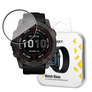 Wozinsky Watch Glass hibridno staklo za Garmin Fenix 7 crno