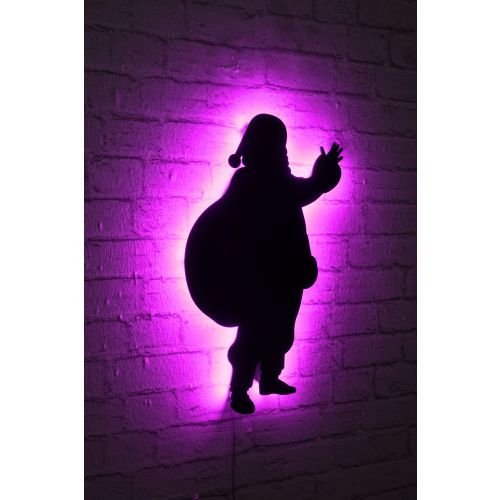 Wallity Ukrasna LED rasvjeta, Santa Claus 2 - Pink slika 2