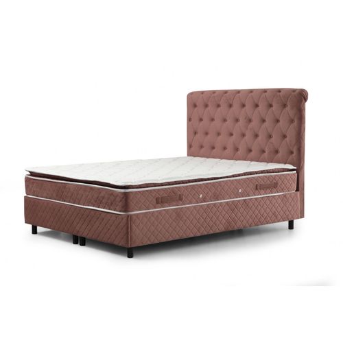 Sonata Set 90 x 190 v2 - Dusty Rose Dusty Rose Single Mattress, Base & Headboard slika 4