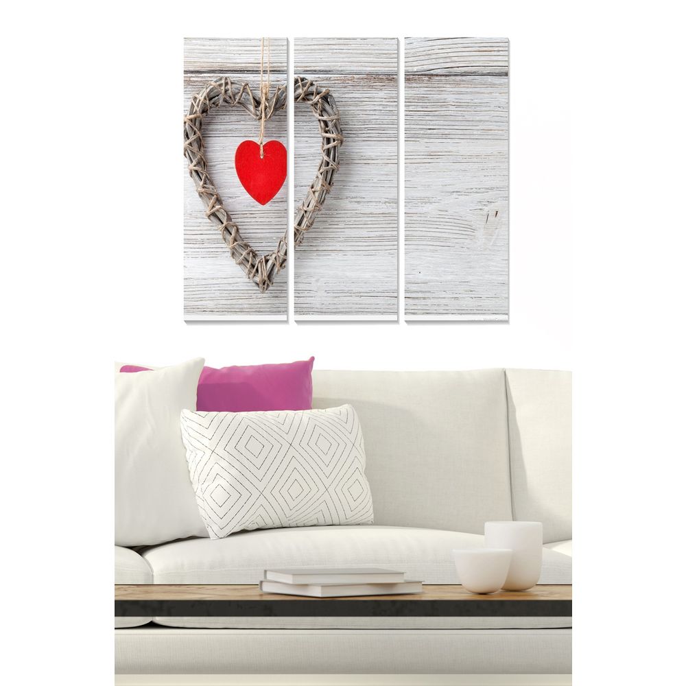 Dekorativna Slika od MDF-a u Više Boja (Set od 3 Komada) slika 1