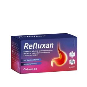 REFLUXAN KESICE A20 - Efikasna suspenzija za lečenje gastroezofagealnog refluksa