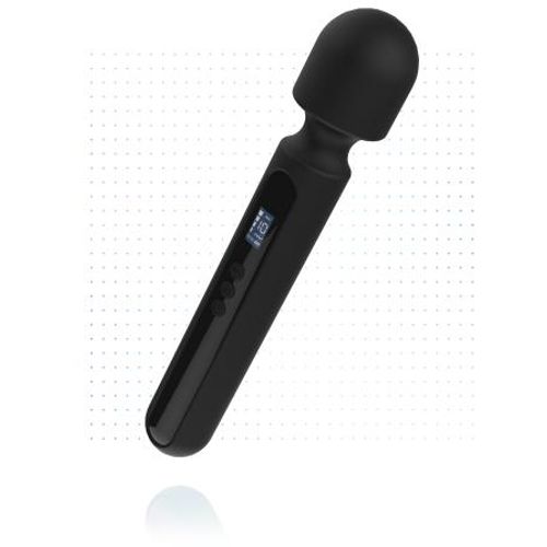 Digitalni Super Wand vibrator BLACQ, crni slika 9