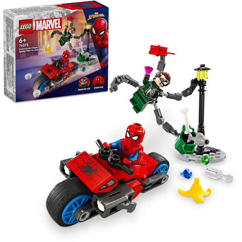 LEGO® SUPER HEROES 76275 Utrka na motociklima: Spider-Man protiv Doca Ocka slika 3