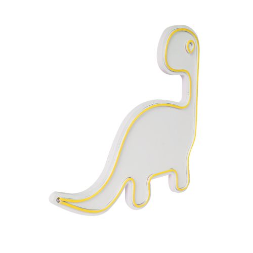 Wallity Ukrasna plastična LED rasvjeta, Dino the Dinosaur - Yellow slika 4