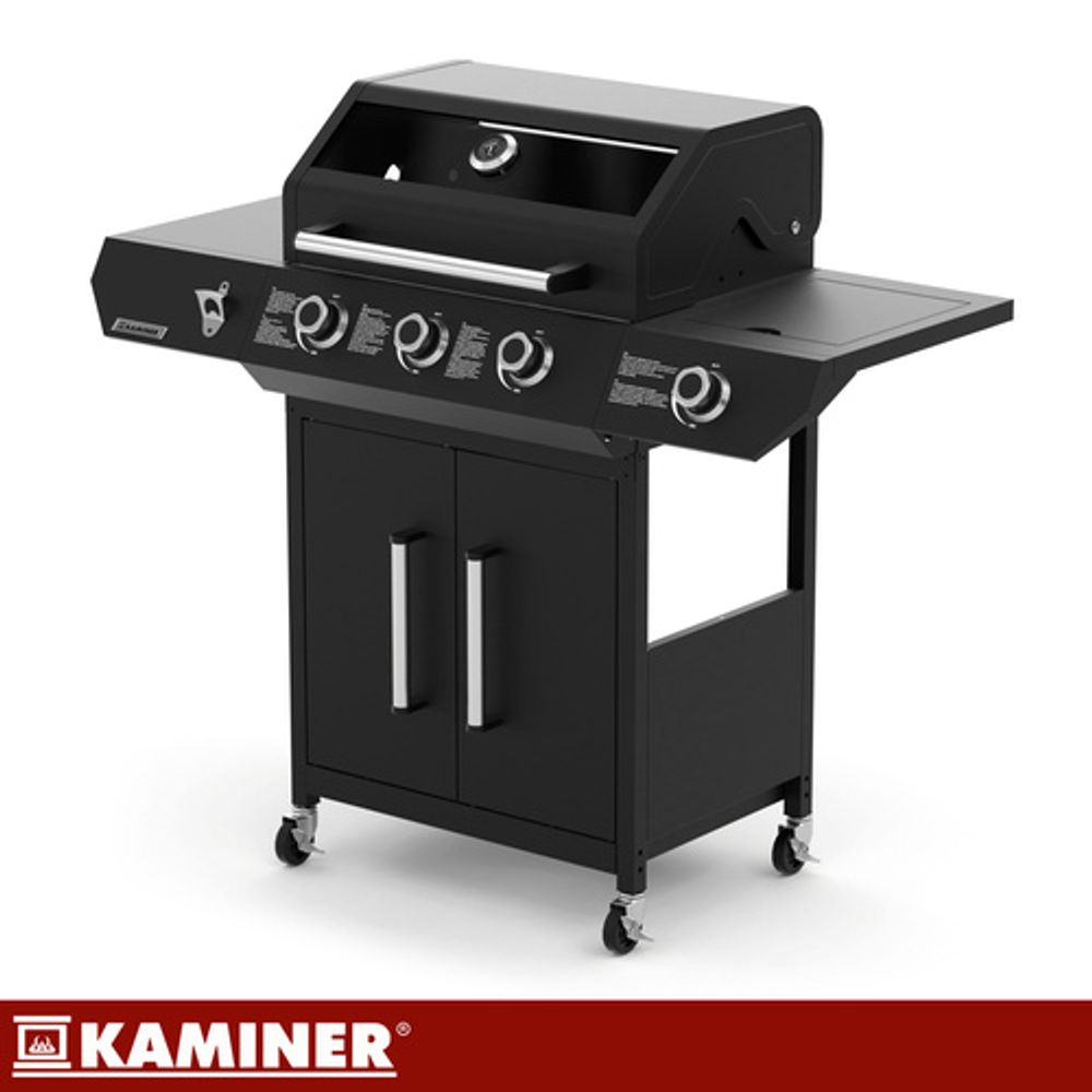 Kaminer Plinski roštilj 3+1 13,5 kW Varen Black 4.0 slika 6