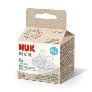 NUK sisač silikon For Nature nastavak za bočice sil 6+ multicolor 10256501