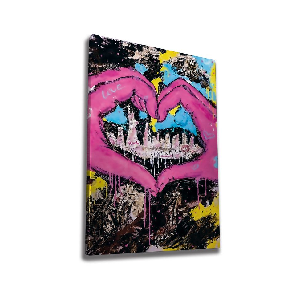 Dekorativna Slika na Platnu WY218 (70 x 100 cm) u Više Boja slika 3
