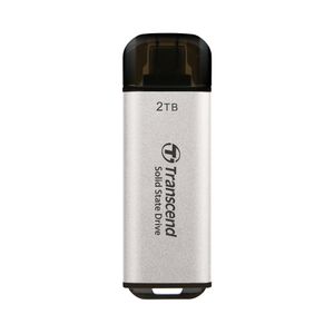 Transcend  TS2TESD300S 2TB, Portable SSD, ESD300S, USB 10Gbps, Type C,Silver